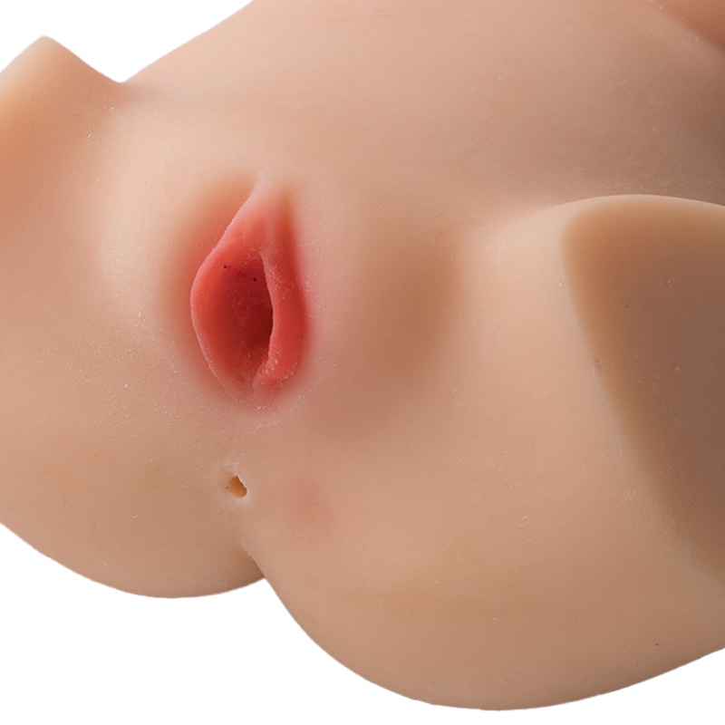 85mm Bald Curvy Sex Doll Torso (12) 6.61 lbs Bald Half Sex Doll Torso
