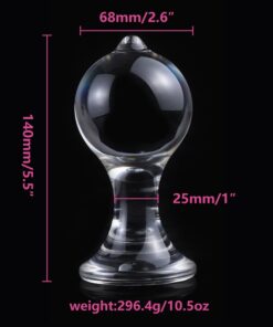 Acrylic Crystal Butt Plug