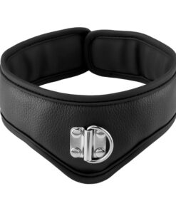 Black Collar With Drag Chain