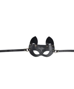 Black Leather Eye Sex Mask