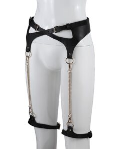 Black Waist And Leg Bound Sex Toys