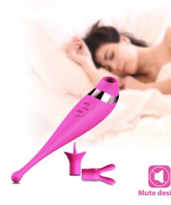 Emily Sucking Clitoral Vibrator Sex Massager