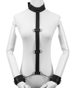 Leather Neck Hand Restraint Belt