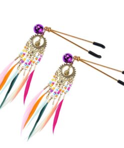 Sex Feather Nipple Clamps