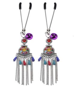 Sex Feather Nipple Clamps Sex Toys