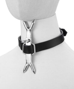 Stainless Steel Double Fork Cash Ring