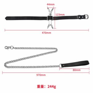 Stainless Steel Double Fork Cash Ring
