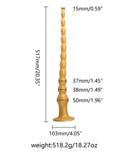 Super Long Silicone Beads Anal Plug